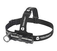 Toolcraft TO-7838472 Headlamp 1000LM Rechargeable USB-C 4 Modes 5.5h