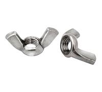 Toolcraft Wing Nuts DIN 315 Galvanised Steel M5 Pack Of 100