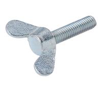 Toolcraft Wing Screws DIN 316 Galvanised Steel M5 x 16mm Pack Of 10