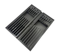 TOOLCRAFT3D Design 3d Printed Spade Bit Organizer Designed For Dewalt Medium ToughCase (Insert Only) (Industrial Gray)