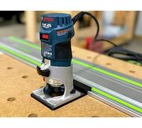 ToolCurve's Guide Rail Adapter Compatible with Bosch Colt 1HP Router - Made in USA