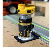 ToolCurve's Rail Adapter Compatible with Dewalt Router for Festool & Makita Guide Rail