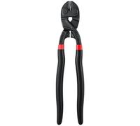 TOOLEAGUE 10-inch Mini Bolt Cutter,CR-V Blade with Recess, Compact Bolt Cutters with Comfortable Grip,Easily Cut Locks, Barbed Wire, Thick Wire,Rods, Chain