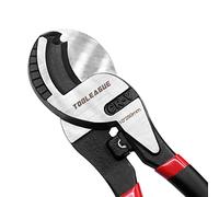 TOOLEAGUE 10 Inches Cable Cutter,Heavy Duty Cable Cutting, High Leverage Cutter for Aluminum, Copper, Wire, Communication Cable, with Crimping and Wire Cutting Function,Black