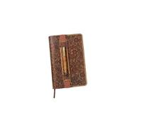 Tooled Embossing Leather Cover Case, Fit Holy Bible KJV, Genuine Top Grain Leather, Bible Cover, Custom Christian Fift for Women Mother (with Pen Sleeve, Compact Size-Fit Bible 6.8" x 4.5" x 1.4")