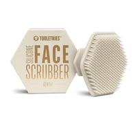TOOLETRIES Premium Silicone Face Scrubber, Gentle Exfoliator Facial Cleansing Brush, Removes Dead & Dry Skin, Soft-Touch Massager, Long-Lasting & Quick-Drying Shower & Bathroom Accessory - Sand