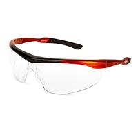 ToolFreak Dev2 Safety Glasses Clear - Premium Wraparound Eye Protection for Men & Women, EN166 Impact Rated PPE Safety Specs for Work, Construction, Trades & DIY