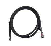Toolhead Ribbon Cable for 3D Printer, 125 Cm PVC Harness, Pre-Terminated Connector Ends, Upkeep Replacement Part, Routing Aid Printer Ribbon Harness Toolhead Replacement Cable PVC Wiring Maker