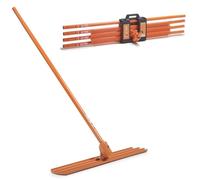 ToolHQ 36" Concrete Bull Float Full Kit - Magnesium Float Head with Adjustable Knuckle Bracket, 4 Extension Poles & Carry Case for Professional Concrete Finishing and Smoothing