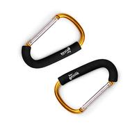 Toolik X-Large Baby Stroller Organizer Hook Clip for Hanging Diaper Bags (Gold)