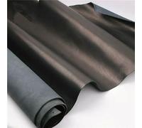 Tooling Leather Square, 1-2mm Cow Grain Leather Craft Sheet Multicolor Multiple Sizes(Black (2mm),10x20cm)