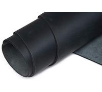 Tooling Leather Square 3.6mm-4.0mm (9-10oz) Thick Finished Full Grain Cow Hide Leather Crafts Tooling Sewing Hobby Workshop Crafting Leather Heavy Weight (Pure Black, 6"x12")