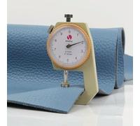 Tooling Leather Square, DIY Vegetable Tanned First Layer Cowhide Leather Sky Blue Multiple Sizes 2mm(30x60cm)