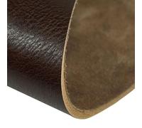 Tooling Leather Square, Vegetable Tanned Full Grain Cowhide Leather Brown Multiple Sizes 4.5mm for DIY Leathercraft(30cm x 15cm)