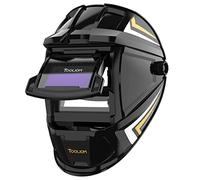 TOOLIOM Flip Up Welding Mask 9.25 x 4.25cm Auto Darkening Clamshell Welding Helmet True Colour Lift Front Welding Hood