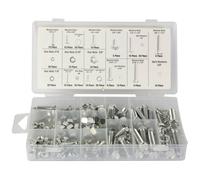 Toolland HAS06 Bolt Assortment Steel Zinc-Plated 240 pieces in Pla...