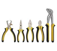 Toolland HPSET1 Chrome Vanadium Steel Pliers Set (Pack of 5)