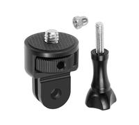 Toolless Installation Aluminum Alloy Camera Mount Adapters 1/4" Thread for Action5 Tripods Stabilizers Shockproof Tool-free Installation Shock Design Oxidation Aluminum Multi-device Compatibility