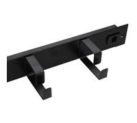 Toolless Ringed Cable Management Bar 1U With 4 Rings Data Cabinet 19 Inch Rack