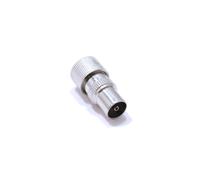 Toolless TV RF Push In Aerial Male Metal Plug for Coaxial Cable [10 Pack]