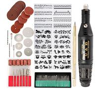 Toolly 108 Pcs Engraving Tool Kit, Multi-Functional Electric Corded Micro Engraver Etching Pen DIY Rotary Tool for Jewelry Glass Wood Metal Ceramic Plastic