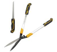 Toolmays Hedge Shear, 78cm Garden Shears with 21cm Hand Saw, Garden Hedge Clippers Scissors with 20° Angled Head Design for Trim Hedges and Bushes