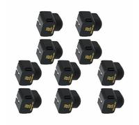 tooloflife 10-Pack Mini Silicone Heat Sleeve Black High Temperature Nozzle Guard Compatible with BambuLab A1/A1 Mini 3D Printer Hotend, Enhances Stability & Print Quality