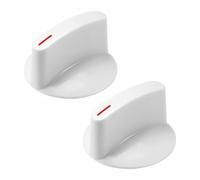 tooloflife 2-Pack WH1X2721 Dryer Knobs, Washing Machine Selector Knob Compatible with General Electric Hotpoint WE1X1207 PS271094