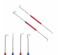 tooloflife 2 PCS Double Ended O-Ring Pick Tool, 210mm Carbon Steel Hook Set for Car Repair, High Hardness Seal Remover & Gasket Puller, Precision Prying Bar for Nails & Workshop Mechanics