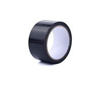 tooloflife 2 Rolls Red Duct Tape Waterproof Self Adhesive Repair Bookbinding Cloth Tape Heavy Duty Gaffer Tape for Indoor Outdoor Repairing (4.8cmx10m, Black)