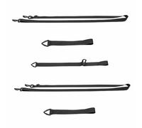 tooloflife 5 Pcs Parasol Fixing Straps, Adjustable Wind Protection Belt Kit, Heavy Duty Umbrella Ties for Cantilever Patio Sunshade