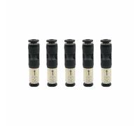 tooloflife 5 Pcs Pneumatic Check Valve, 4mm One Way SPU Air Non Return Connector, Straight Push to Connect Fitting for Compressor, SPU-04