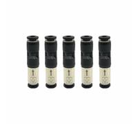 tooloflife 5 Pcs Pneumatic Check Valve, 6mm One Way SPU Air Non Return Connector, Straight Push to Connect Fitting for Compressor, SPU-06