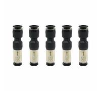 tooloflife 5 Pcs Pneumatic Check Valve, 8mm One Way SPU Air Non Return Connector, Straight Push to Connect Fitting for Compressor, SPU-08