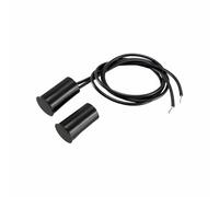 tooloflife 5Pcs Reed Switch Door Contact Sensor High-Sensitivity & Fast-Acting Magnetic Contact Magnetic Contacts Switch for Door/Window Magnetic Alarm System (Black)