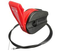 tooloflife 65 Inch Universal Lawn Mower Throttle Cable Switch Control Garden Machine Fitting Throttle Cable Lawn Mower Control Switch Lever Handle Kit for Electric Petrol Lawnmowers (RED)