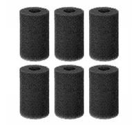tooloflife 6Pcs Aquarium Pre-Filter Sponge Single Hole Inlet Filter High-Efficiency Filtration Enhanced Water Flow Circulation for Pond, Aquarium or Fish Tank