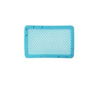 tooloflife Blue Diamond Style Silicone Dishwasher Basket Foldable Mesh Bag with Secure Buckle for Baby Items, Straws, Baking Cups, Measuring Spoons & Small Parts
