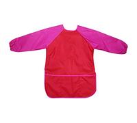 tooloflife Children's Painting Apron, S/M/L, Waterproof Children's Painting Gown, Girl/Boy, 4 Colours, Craft Apron Children with Sleeves and 3 Pockets for School Art Painting, Cooking