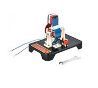 tooloflife Electric Motor Model, 3V-6V DC Physics Experiment Kits, DIY Assemble STEM Learning Apparatus for Classroom Teaching Laboratory