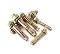 tooloflife Expansion Bolt 10Pcs M12 x 80mm Anchor Bolt Fixing Anchor Hex Bolt Sleeve Concrete Anchor