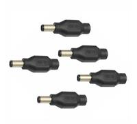 tooloflife Female to Male DC Barrel Connector Adapter 5-Pack, 5.5x2.1mm Tip Power Plug Compatible with HP7.4mm Male Adapter (with Integrated Chip)