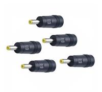 tooloflife Female to Male DC Barrel Connector Adapter 5-Pack, 5.5x2.1mm to 4.0x1.7mm Yellow Tip Power Plug for Laptop Chargers