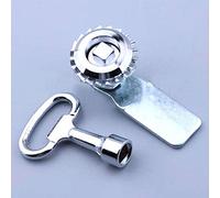 Tooloflife Gas Meter Lock Cam Lock with Triangle/S Type/Square Socket Key Zinc Alloy Metro Train Door Lock Multifunction Electric Cabinet Lock