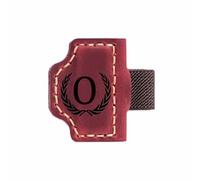 tooloflife Magnetic Leather Bookmark Personalised Magnetic Leather Bookmark with Pen Holder for Men Women, Gifts for Book Lovers, Readers 26 Letter Options