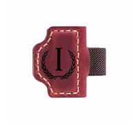 tooloflife Magnetic Leather Bookmark Personalised Magnetic Leather Bookmark with Pen Holder for Men Women, Gifts for Book Lovers, Readers 26 Letter Options