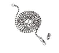 tooloflife Metal Light Pull Switch, 1m Pull Cord Chain for Lamps, Curtains, Rooms