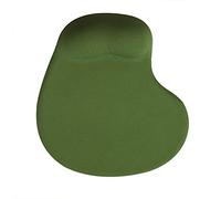 tooloflife Mouse Mat Silicone Mouse Pad with Wrist Rest Support Anti Slip Silicone for Computer Laptop Office Home (Dark Green)