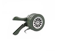 tooloflife Portable Hand-Crank Alarm, Handheld 110dB Air Raid Siren, Loud Manual Operated Emergency Safety Device for Public Security & Military Drills (Green)