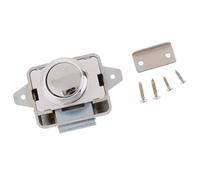 tooloflife Push Button Latch Catch Cabinet Drawer Cupboard Door Catch Locks Keyless Lock Knob for Caravan Motorhome Camper Van Boat